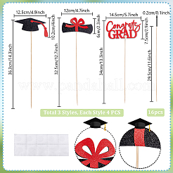 Centrotavola di carta per festa di laurea&nbsp;DIY-WH0588-94A