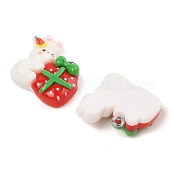 Anhänger aus undurchsichtigem Harz zum Thema Weihnachten&nbsp;RESI-S08-03D