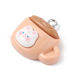 Подвески из непрозрачной смолы RESI-D064-02P-11