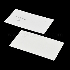 Lächelnde Papierohrringe und Halsketten-Displaykarten&nbsp;FIND-T072-01B-02