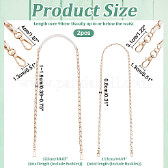 2 chaîne de sac à main 2 styles&nbsp;DIY-WR0003-26A