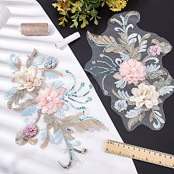 Компьютеризированные ткани для вышивания шить на заплатки&nbsp;DIY-BC0009-30