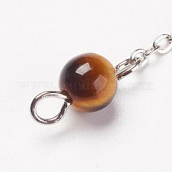 Chakra natürliches Tigerauge Wünschelrutenpendel&nbsp;G-F516-01J