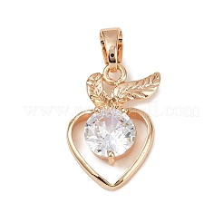 Латунные микро проложить кубического циркония подвески KK-E795-27KCG-01