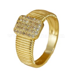 Кольца из латуни с микропаве&nbsp;FS-WGEE21A-04