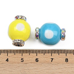 Perles de strass en résine &nbsp;RESI-B030-01B-03