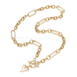 Подвеска в форме сердца из нержавеющей стали 304 или ожерелья для женщин&nbsp;NJEW-JN05632