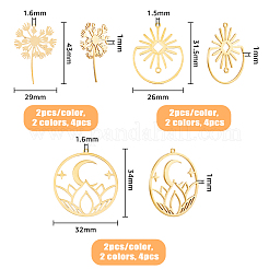 12 шт. 6 подвески из нержавеющей стали 201&nbsp;STAS-DC0014-35