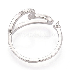 Сердечко латунная чашка колышек настройки кольца KK-N274-22P