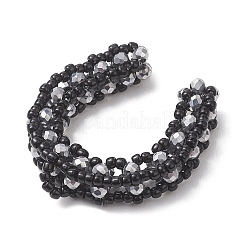 Подвески в виде подков из стеклянного бисера&nbsp;PALLOY-MZ01179-02