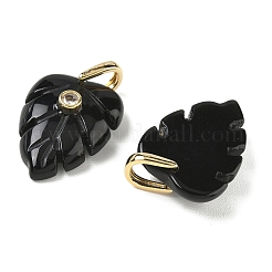 Natürlichen Obsidian Anhänger&nbsp;GG-CBA105B-01C-G