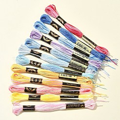 6-слойная полиэфирная нить для вышивания OCOR-FZ0001-01D