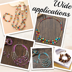 4 нити окрашенных натуральных пресноводных ракушек&nbsp;SHEL-BBC0001-14A