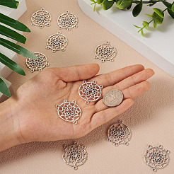 Тибетский стиль компоненты сплава люстра соединения&nbsp;TIBE-TAG0001-01