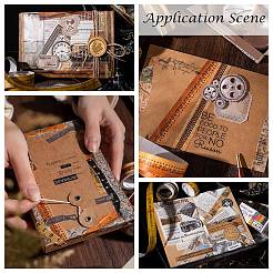 4 рулон декоративных бумажных лент на молнии в стиле ретро&nbsp;STIC-C008-01D