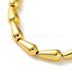 Гальванические нити из синтетических немагнитных гематитовых бусин G-Q1009-F01-6x12mm