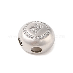 Placage en rack pendentifs en laiton et zircone cubique&nbsp;KK-Z047-07P-R-RS