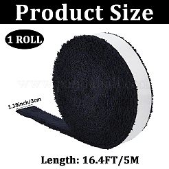 Cinta de agarre para raquetas de bádminton y tenis de fibras superfina de pelo largo de 5 m&nbsp;DIY-CN0004-01C