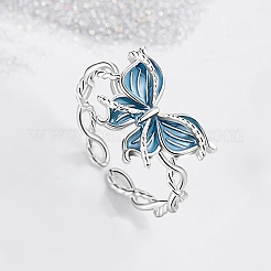 Бабочка 925 стерлинговое серебро с эпоксидными кольцами-манжетами FS-WGF64C8-02