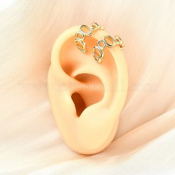 Серьги-манжеты из латуни EJEW-F370-16G