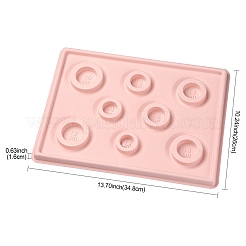 8 размер флокирующейся пластиковой прямоугольной доски для дизайна браслета&nbsp;TOOL-D052-02-A