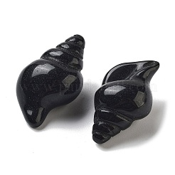 Резные фигурки из натурального обсидиана&nbsp;DJEW-L023-H21