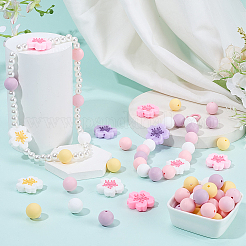 Perline in silicone 70 pz 10 stili&nbsp;SIL-SC0003-25