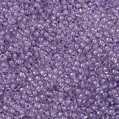 TOHOラウンドシードビーズ  日本製シードビーズ  （935)つの内側のカラークリスタル/紫の裏地  11/0  2.2mm  穴：0.8mm  約1110PCS /ボトル  10 G /ボトル&nbsp;SEED-JPTR11-0935