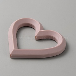 Экологически чистые силиконовые фокальные бусины для пищевых продуктов в форме сердца&nbsp;SIL-WH0018-26A