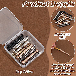 12 шт. 6-цветные литые наконечники для шнура FIND-HY0004-72