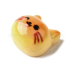 かわいい不透明樹脂カボション  模造パン  猫の形  12x13x8.5mm&nbsp;RESI-L046-B04