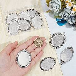 10 шт. 10 стиля подвески из сплава в тибетском стиле с кабошонами FIND-SP0002-50