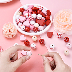 Тематические наборы для изготовления ювелирных изделий на день святого валентина своими руками&nbsp;DIY-YW0012-81