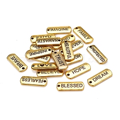 Тибетском стиле сплава прямоугольник подвески&nbsp;TIBEP-YW0001-24C-AG-RS