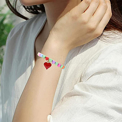 200шт 10 цвета непрозрачные акриловые бусины&nbsp;MACR-YW0003-81