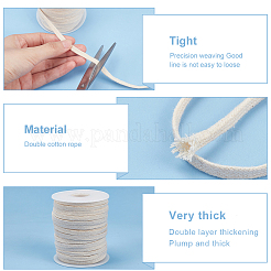 Плоский хлопковый полый шнур длиной 25 м. OCOR-BC0006-32A