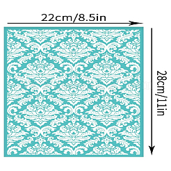 Pochoir de sérigraphie auto-adhésif&nbsp;X1-DIY-WH0338-109