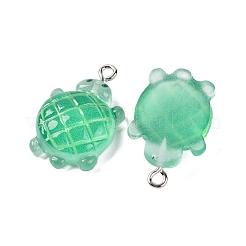 Подвески из непрозрачной смолы с градиентным цветом и светящейся текстурой RESI-S011-01B