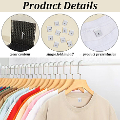 400 étiquette de taille en polyester de 10 styles pour vêtements&nbsp;DIY-CY0003-95