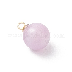 Круглые подвески из окрашенного натурального селенита&nbsp;PALLOY-JF04843