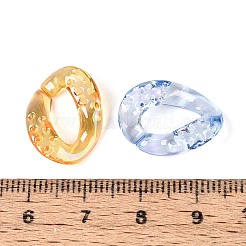 Уф-покрытие прозрачные акриловые бусины&nbsp;TACR-T029-03M