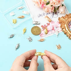 16 комплект из 16-х видов застежек из нержавеющей стали 304&nbsp;STAS-YW0003-04