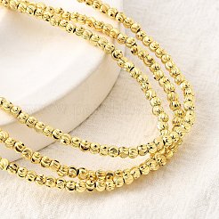 Латунные круглые многорядные браслеты для женщин BJEW-D317-07G