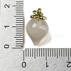 Подвески из натурального агата (окрашенного и нагретого)&nbsp;LS-G-R436-01D