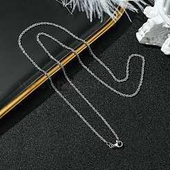 2 мм стойка покрытие латунная веревка цепи ожерелья для женщин мужчин MAK-L044-59P