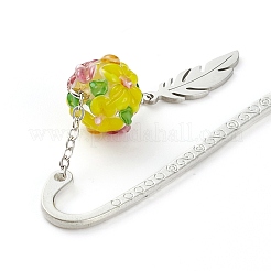 Segnalibri in lega di stile tibetano&nbsp;AJEW-JK00166-01