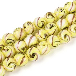 Бусины ручной работы бусины золотого песка&nbsp;LAMP-T024-11E