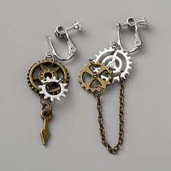 Серьги-клипсы из сплава для женщин EJEW-WH0033-47A