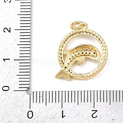 Латунные микро проложить кубического циркония подвески&nbsp;KK-H525-01A-G