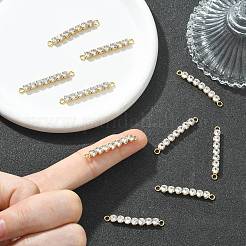 Verbindungsanhänger mit durchsichtigem Zirkonia-Pavé aus Messing&nbsp;XGRQ3P551-643G